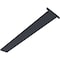 Ekena Millwork 2 1/2"W x 22"D Countertop Island Steel Heavy Duty Bracket w/ Flange, Powder Coated Black BKTM02X22IBPBL - alternate 3